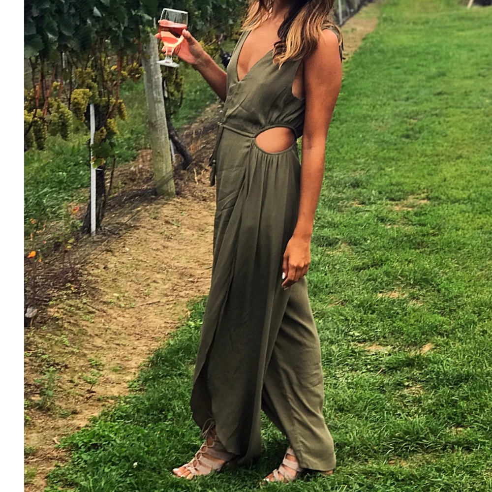 Sleeveless Jumpsuit with built in shorts
